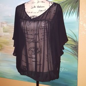 ANA Sheer Blouse XL
